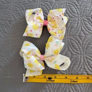 Wee ones Easter Chick Hair Bows